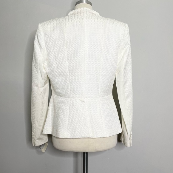 TY-LR The Jade Jacket Women’s Single Button Collarless Blazer Suit Jacket - Picture 3 of 8